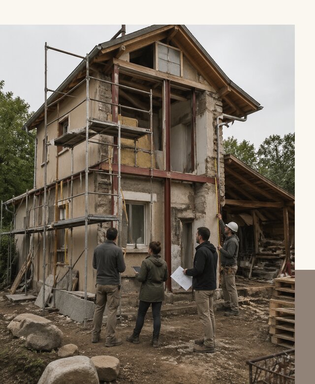 Реконструкция загородного дома под ключ в Батайске от бюро