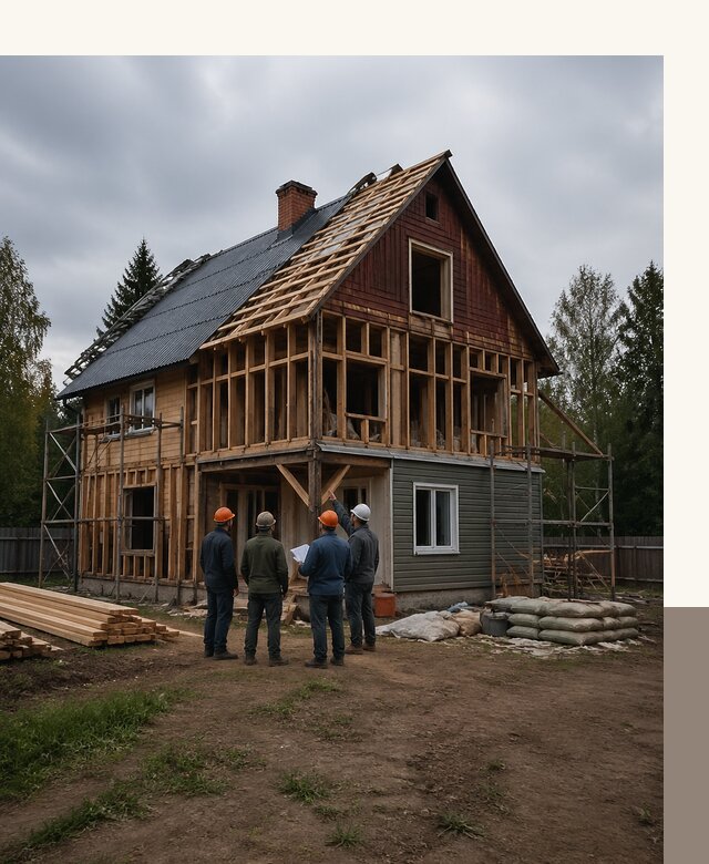 Реконструкция дачного дома в Батайске под ключ с проектом
