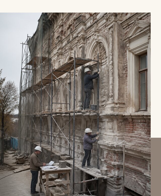 Реставрация объектов культурного наследия под ключ в Батайске
